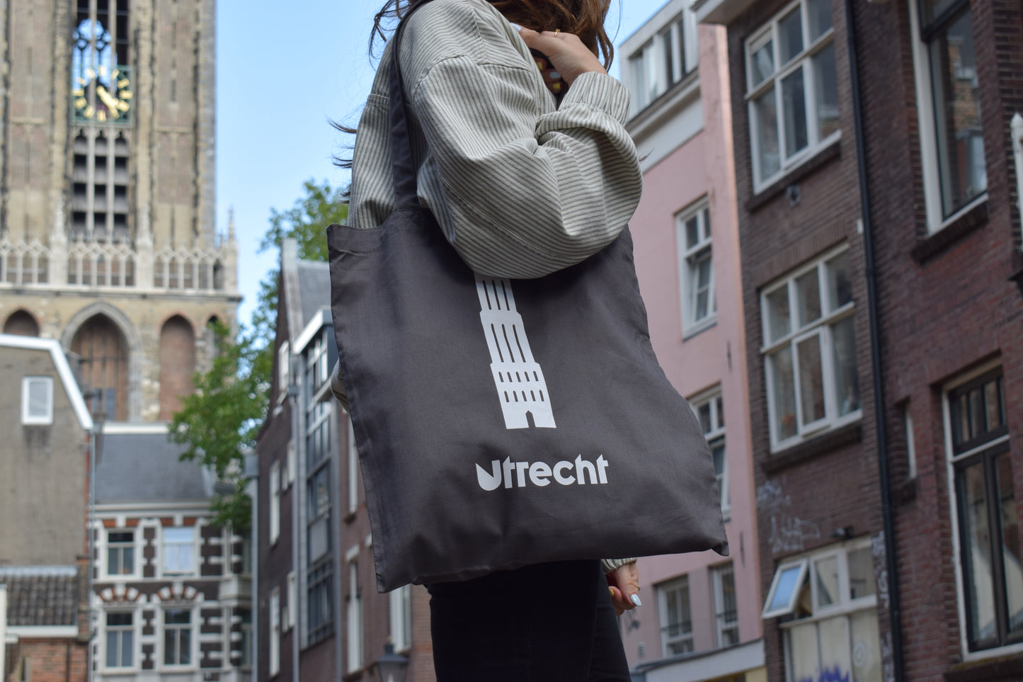 Tote bag Utrecht grijs