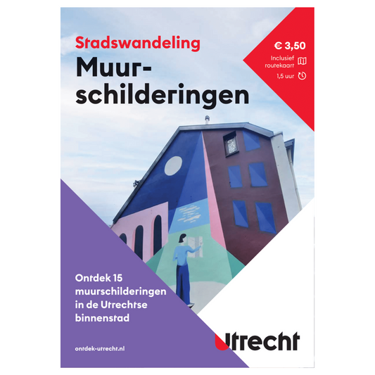 Boekje Stadswandeling in Utrecht, Muurschildering