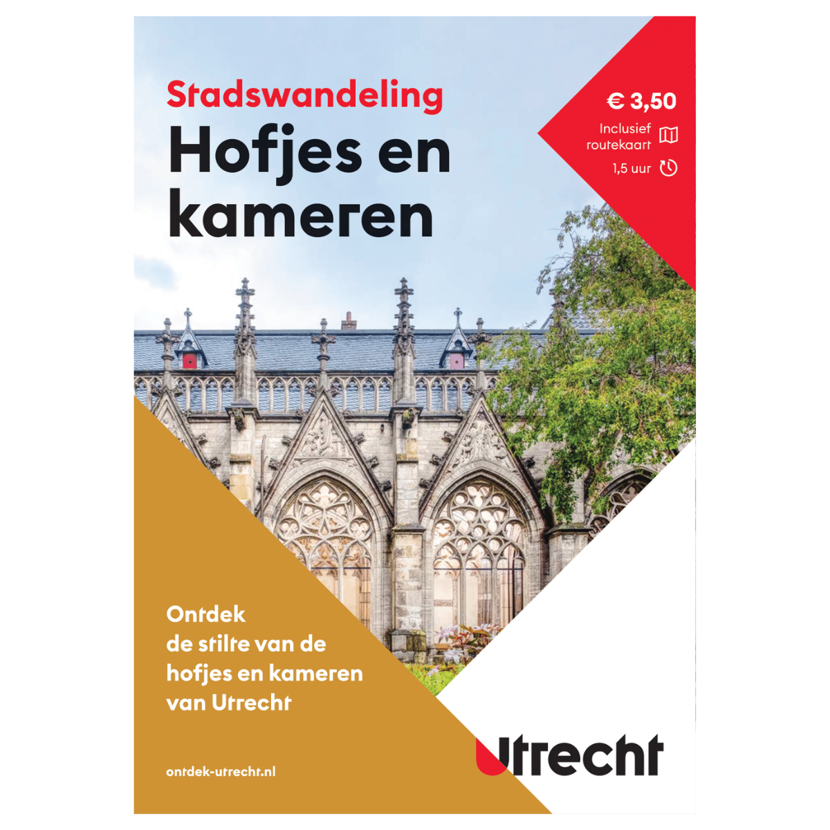 Boekje stadswandeling in Utrecht, hofjes en kameren