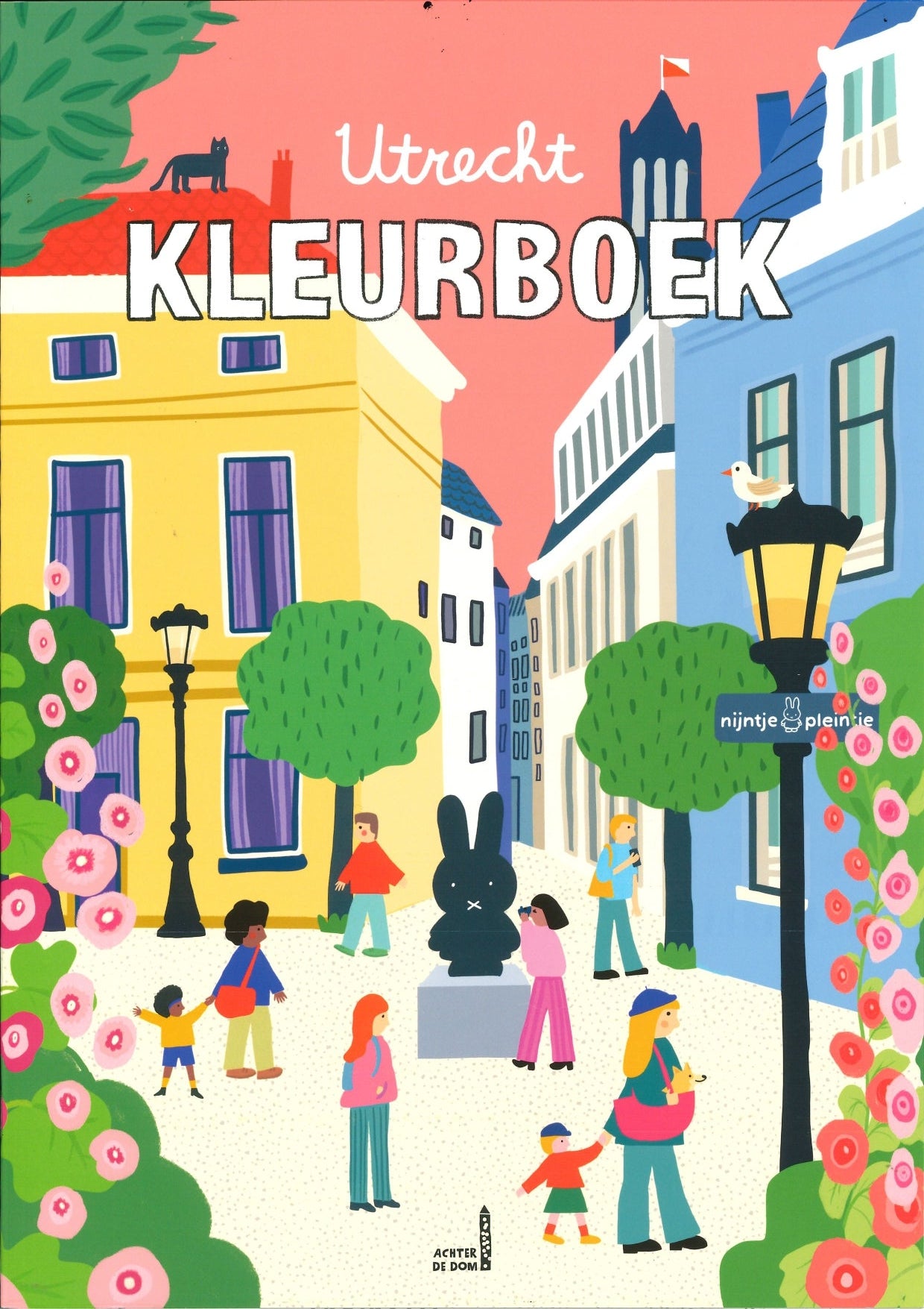 Kleurboek met allerlei herkenbare plekken uit Utrecht