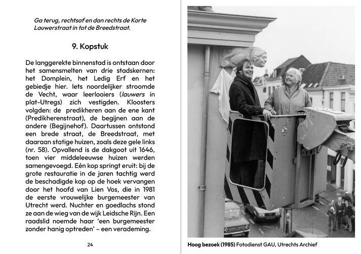 Pagina uit Utregs Tourtje met foto