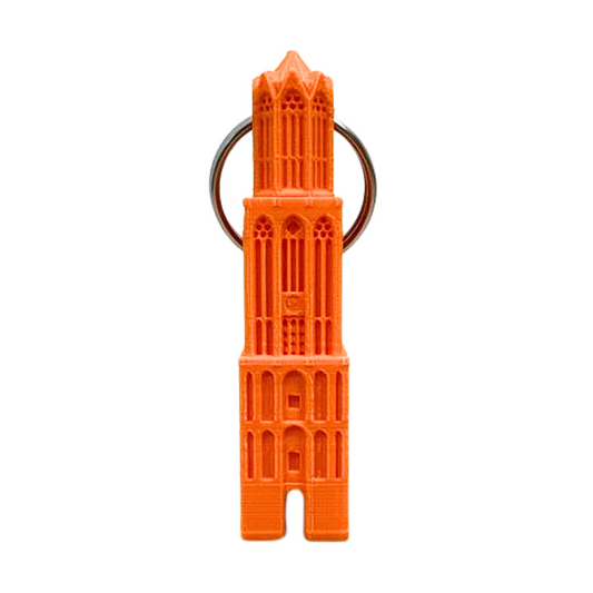 Oranje Domtoren 3D Sleutelhanger