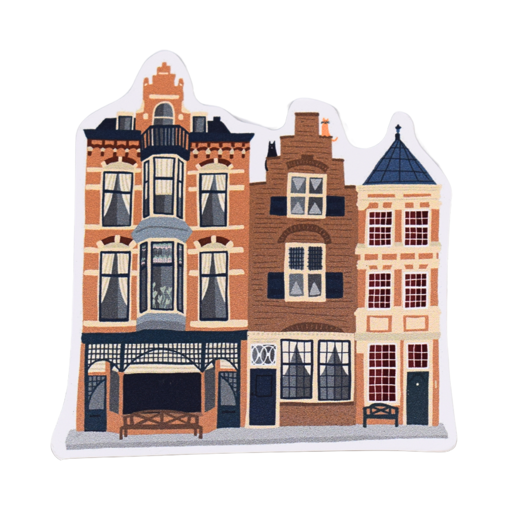 Utrechtse koelkastmagneet van de Vismarkt
