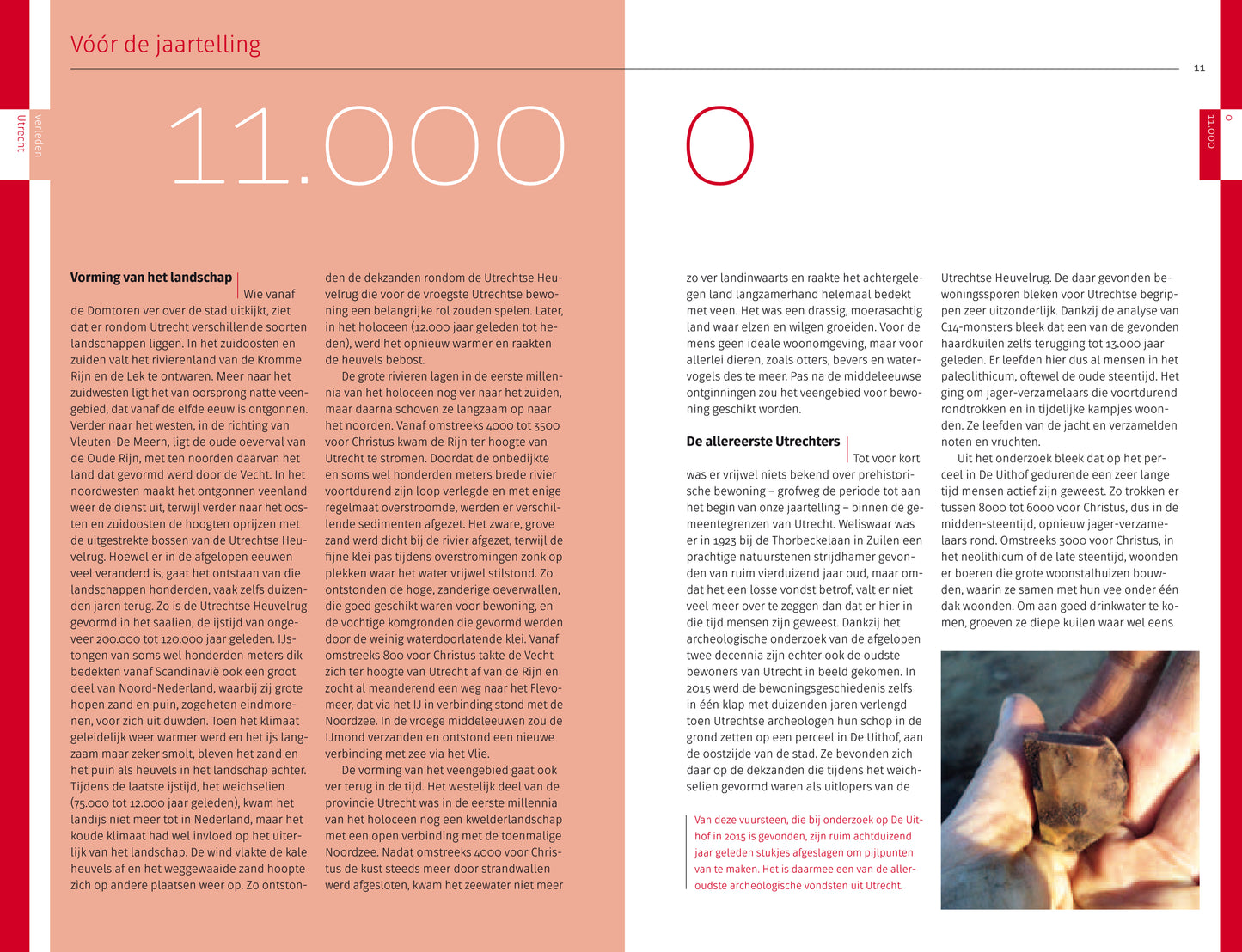 pagina Boek Utrechts verleden in vogelvlucht