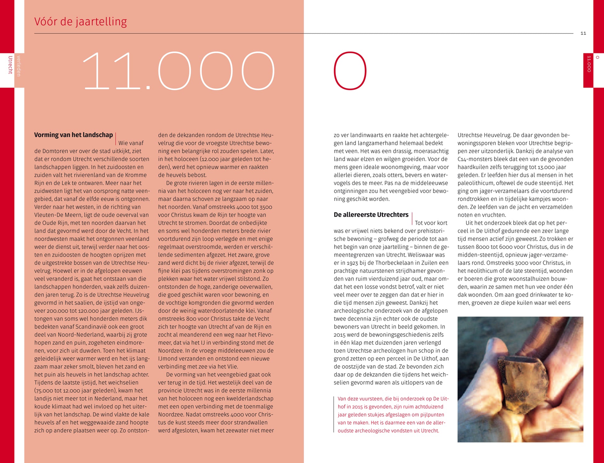 pagina Boek Utrechts verleden in vogelvlucht