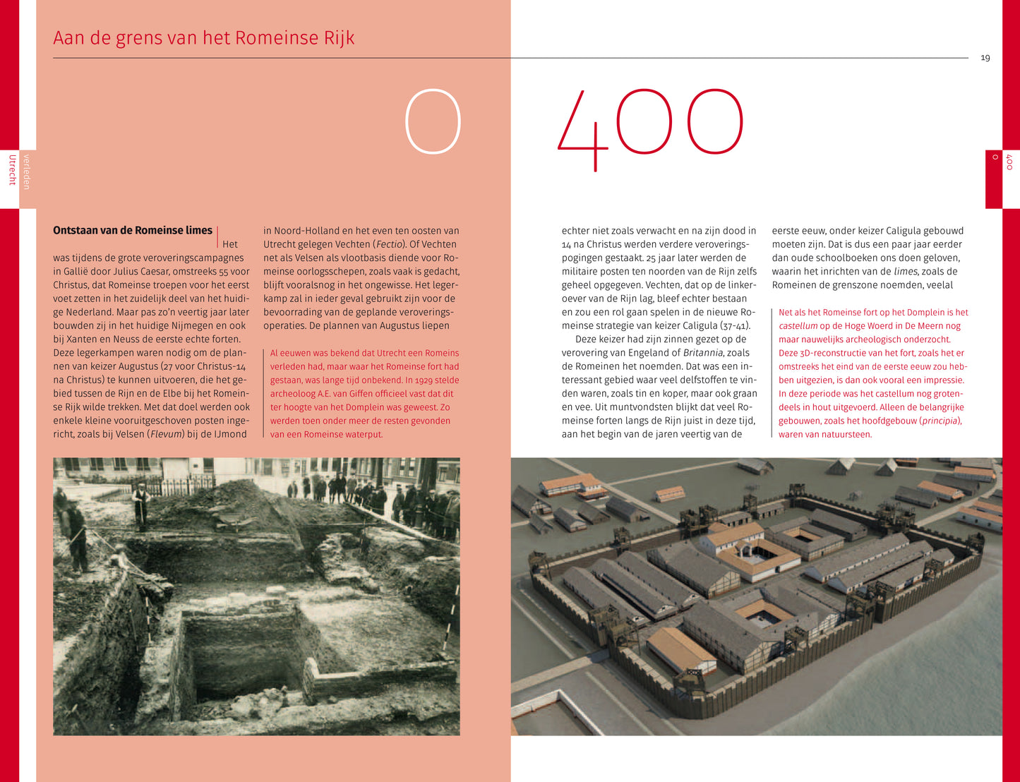 pagina Boek Utrechts verleden in vogelvlucht