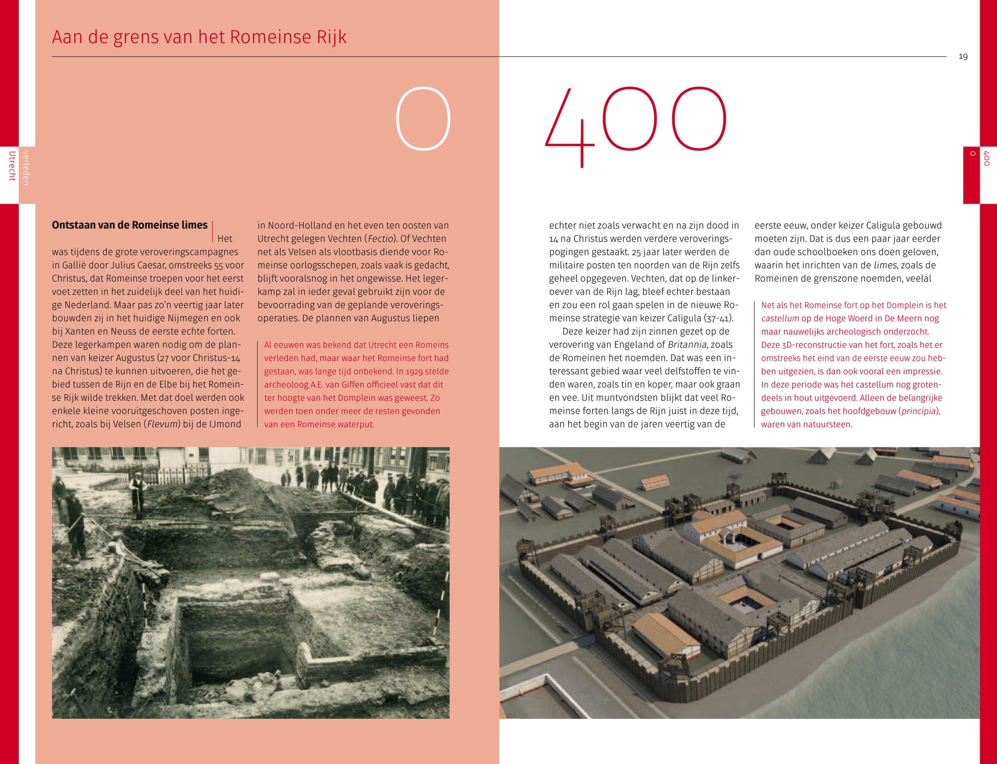 pagina Boek Utrechts verleden in vogelvlucht