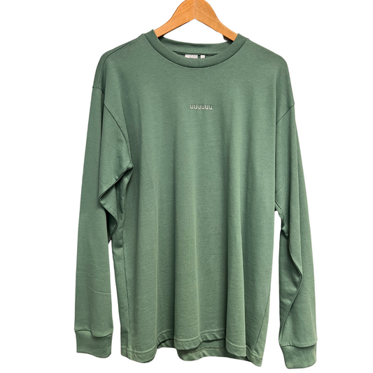 Longsleeve Shirt "UUUUUU" - Groen_Winkel van Utrecht / VVV