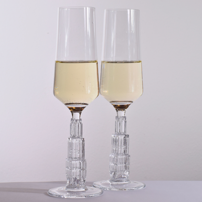 Dom Tower Champagne Glasses