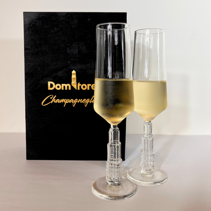 Dom Tower Champagne Glasses