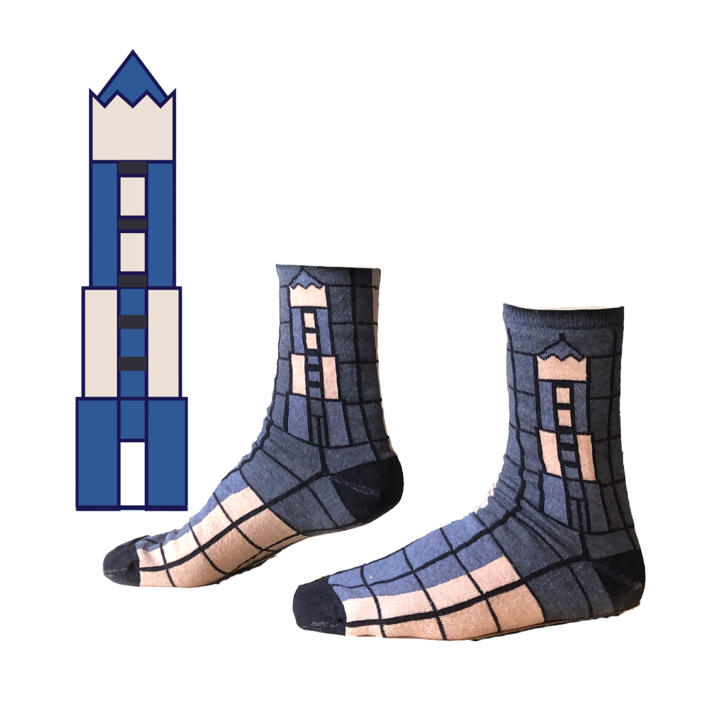 Socks Lucas van Hapert (Blue)