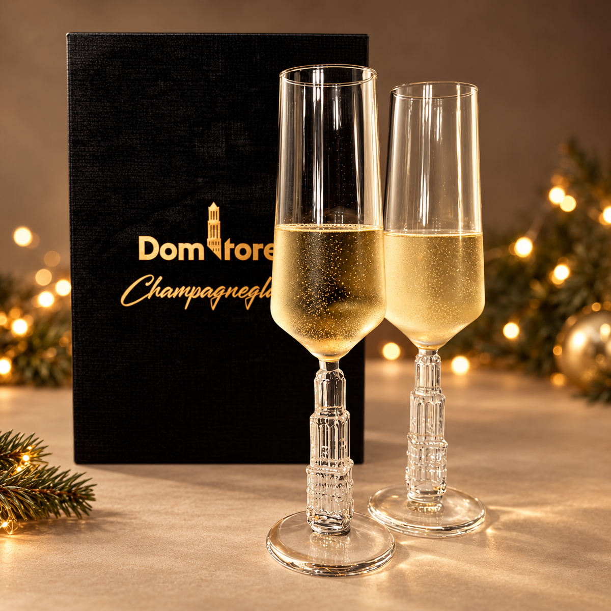 Domtoren Champagneglazen