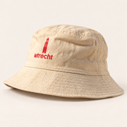 Bucket Hat Utrecht – beige studiofoto