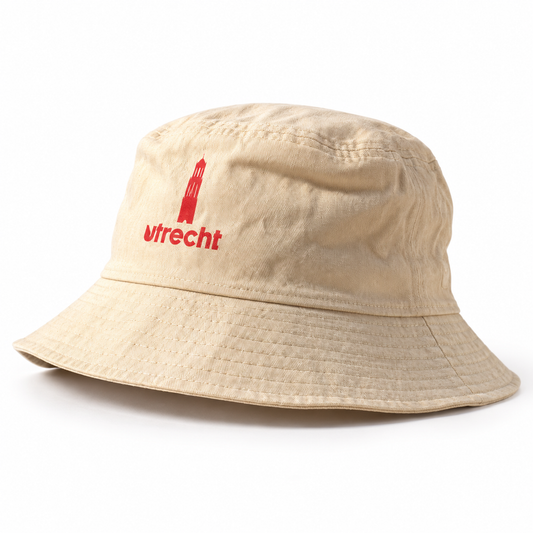 Bucket Hat Utrecht op witte achtergrond