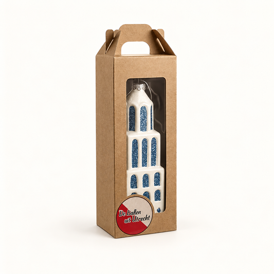 Dom kerstbal (Delfs blauw) – studiofoto