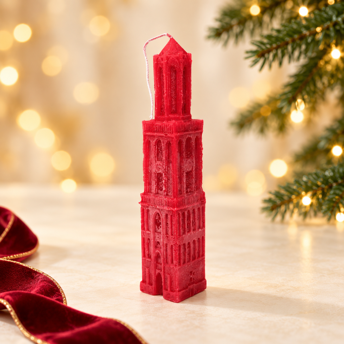 Domkaars 22cm – feestelijke sfeerfoto