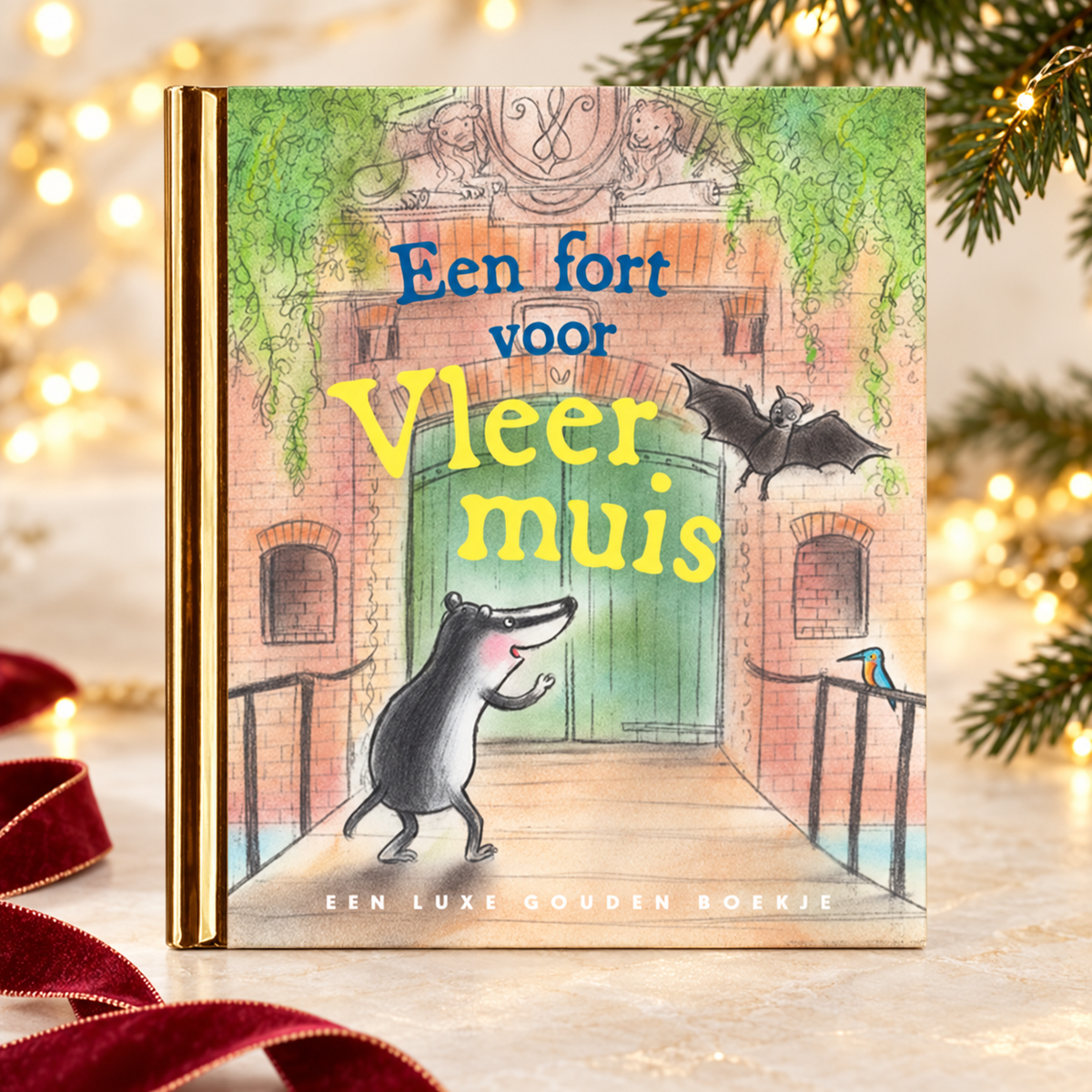 Gouden Boekje ‘Een Fort voor Vleermuis’ – feestelijke sfeerfoto