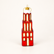 Kerstbal Domtoren Rood – studiofoto