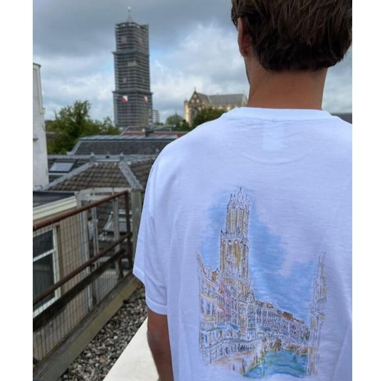 T-Shirt Domtoren in the Scaffolding