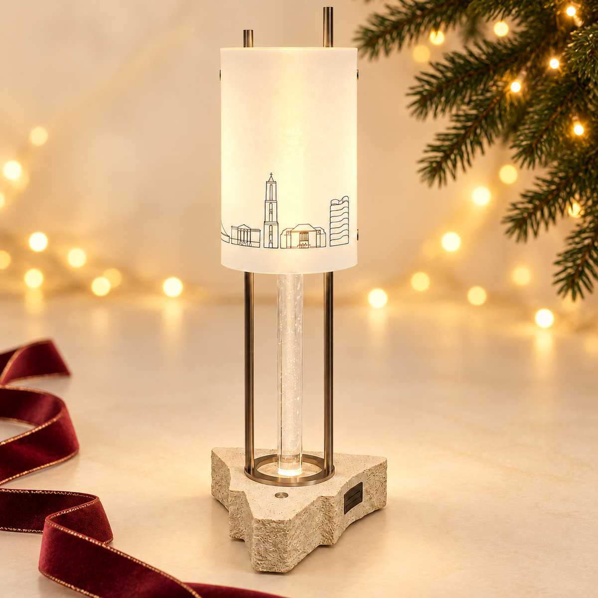 Lumina Domtoren Utrecht lamp – feestelijke sfeerfoto