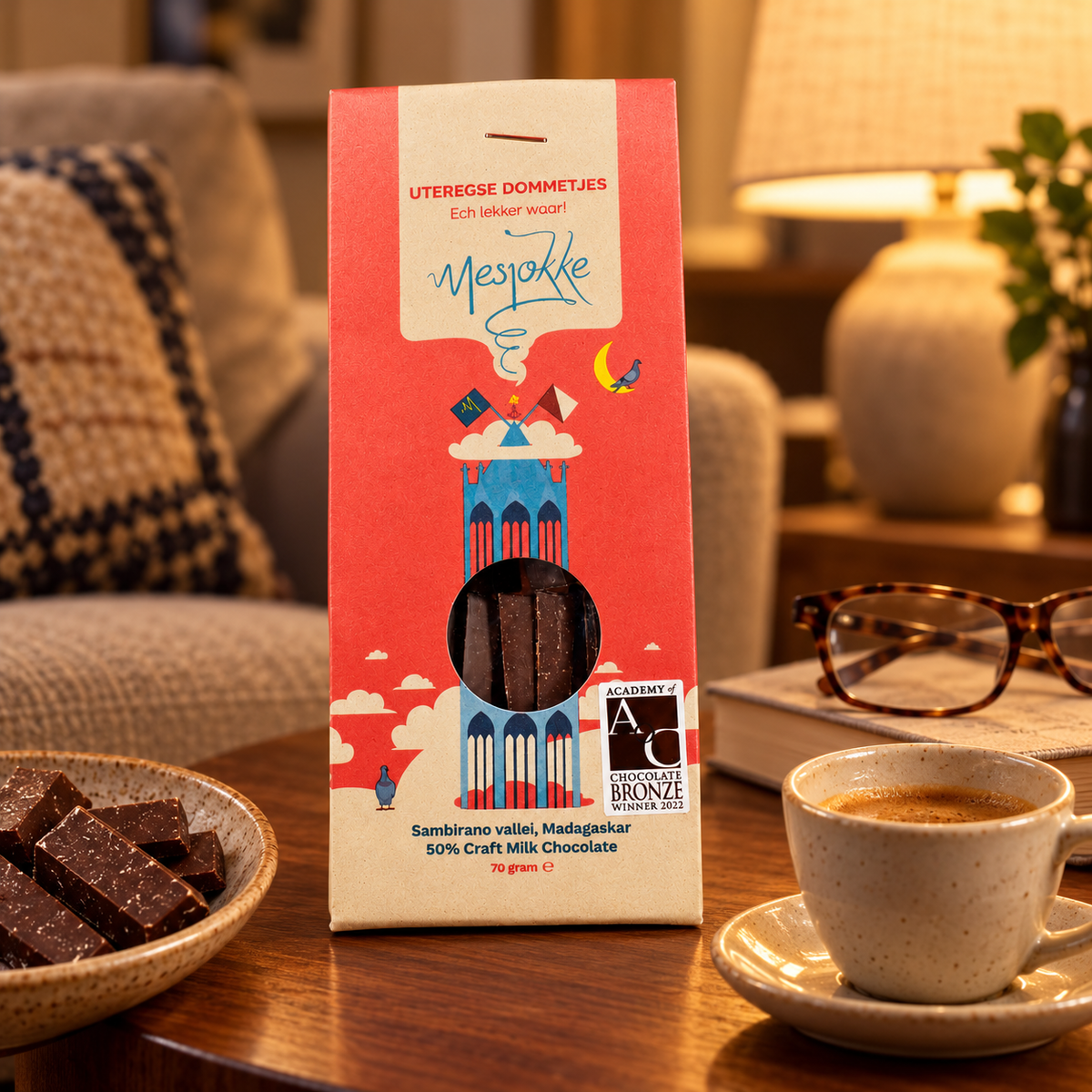 Mesjokke Dommetjes Chocola – sfeerfoto