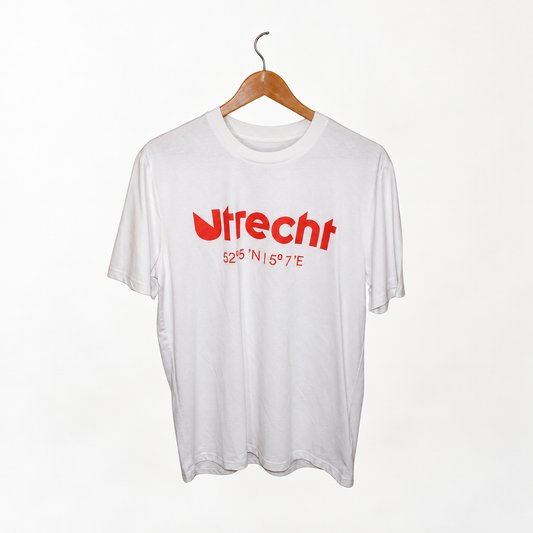 Wit Utrecht t-shirt – studiofoto