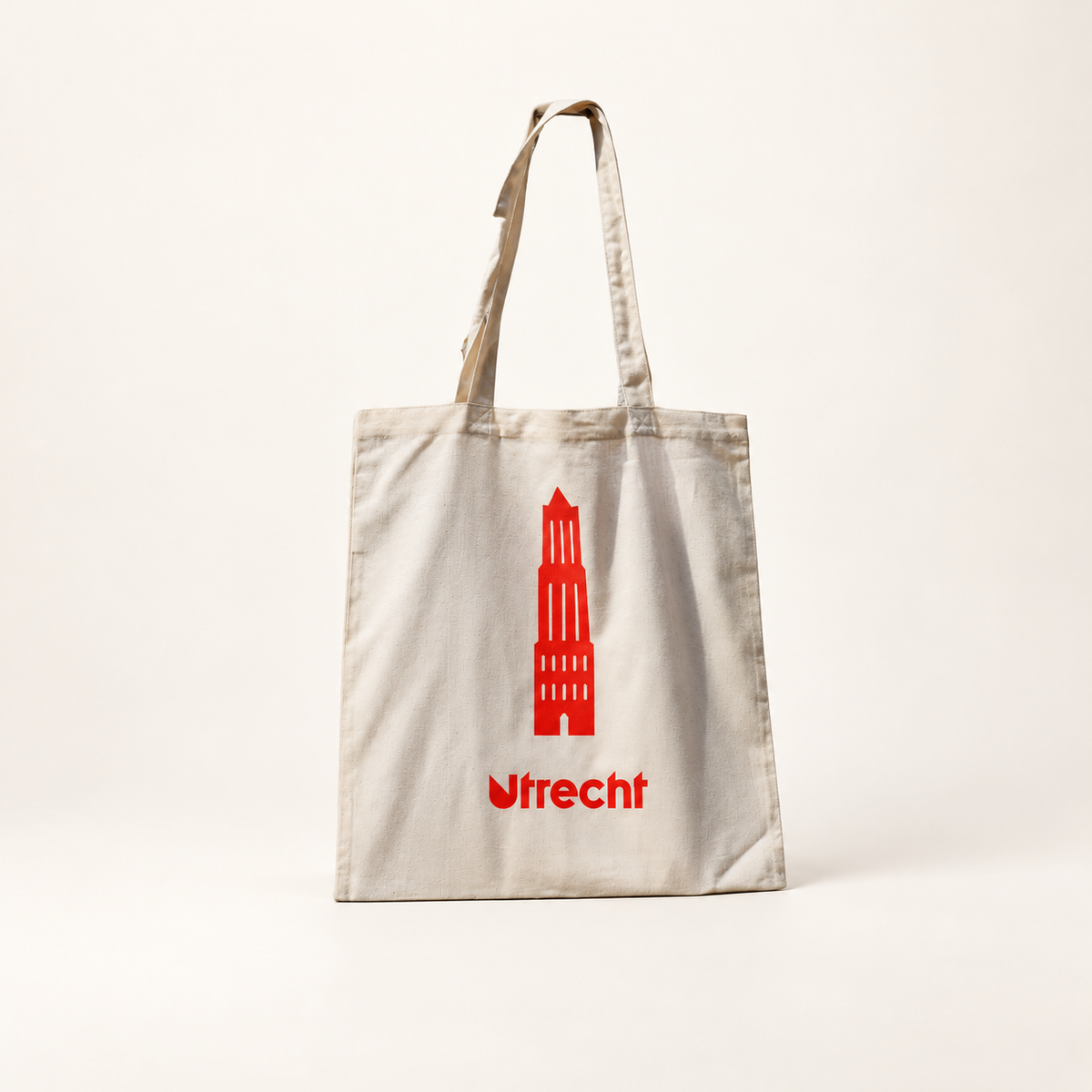 Tote bag Utrecht wit – studiofoto