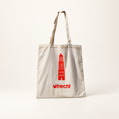 Tote bag Utrecht wit – studiofoto