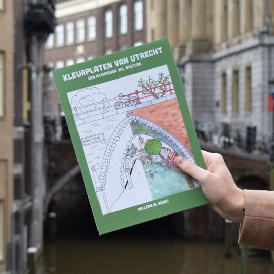 Boek: Kleurplaten van Utrecht_Utrecht Winkel.